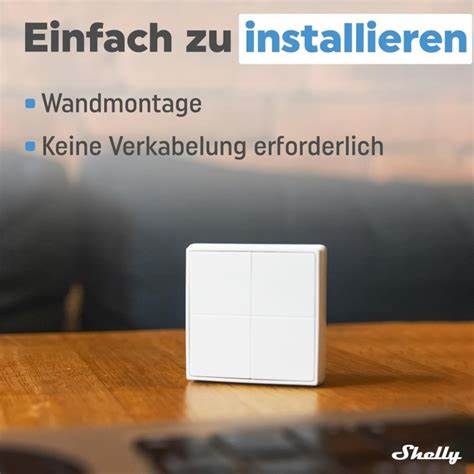 Shelly BLU Wall Switch 4 ZB - Stand Alone — view 6