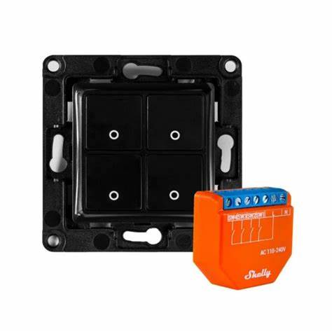 Shelly Wall Switch 4 - Black — view 5