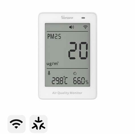 Sonoff AirGuard PM2.5/PM10 Matter Over Wi-Fi Air Quality Monitor — view 4