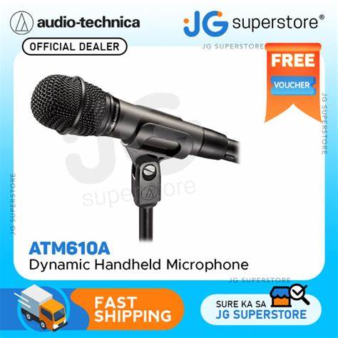 Audio-Technica ATM610A Hypercardioid Dynamic Handheld Microphone — view 3