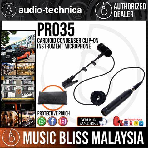 Audio-Technica PRO35 Cardioid Condenser Clip-On Instrument Microphone — view 7
