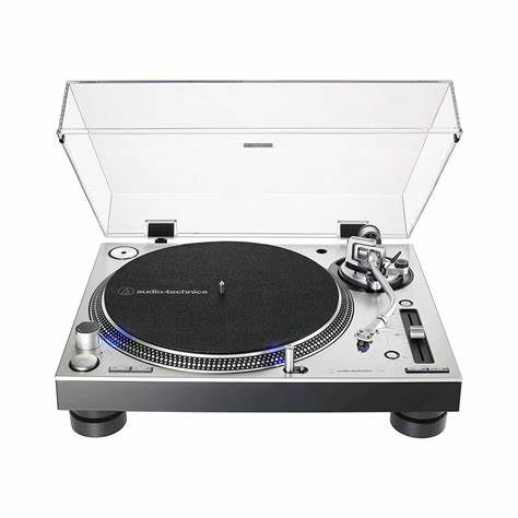 Audio-Technica AT-LP140XPSVE Silver Pro Direct Drive Turntable — view 2