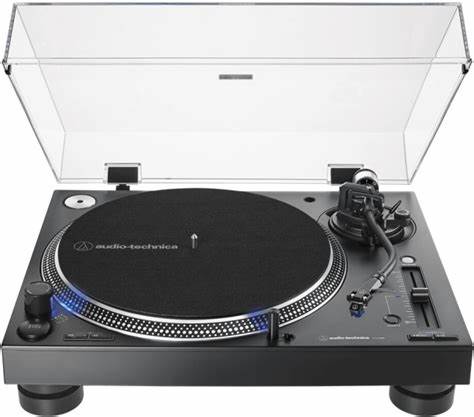 Audio-Technica AT-LP140XPSVE Silver Pro Direct Drive Turntable — view 6
