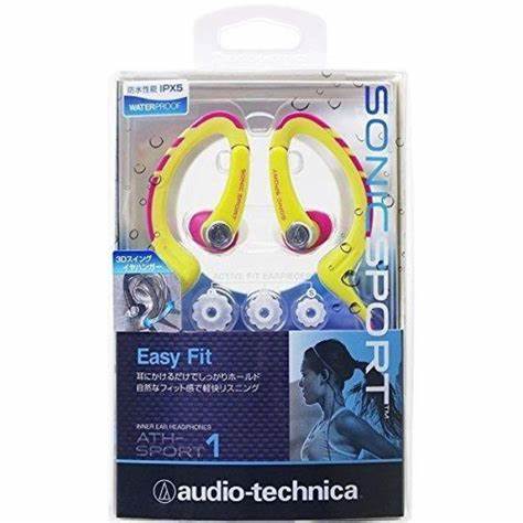 Audio-Technica ATH-SPORT1 YP - SonicSport™ In-ear Headphones — view 5