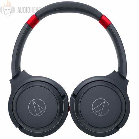 Audio-Technica ATH-S200BT-BRD - Black Red On Ear Headphones — view 5