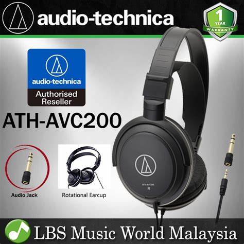 Audio-Technica ATH-AVC200 - Closed-Back Dynamic Headphones — view 4