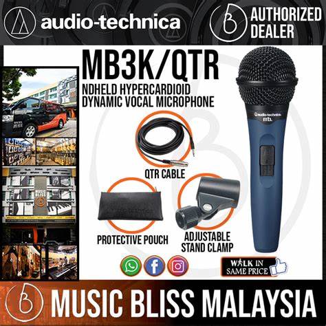 Audio-Technica MB3K - Handheld Hypercardioid Dynamic Vocal Microphone — view 4