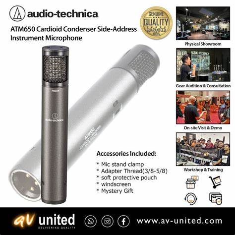Audio-Technica ATM450 Cardioid Condenser Instrument Microphone — view 4