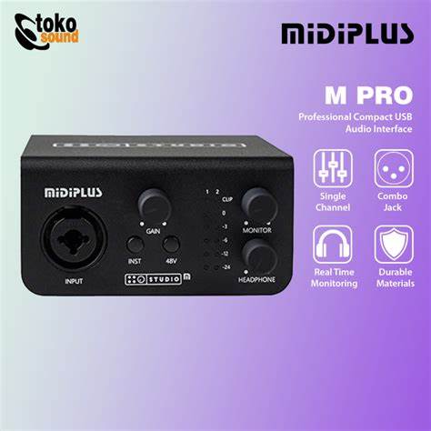 MidiPlus Studio M Soundcard - USB Audio Interface — view 2