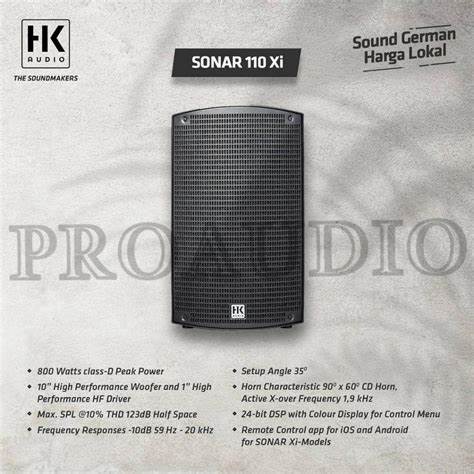 HK Audio SONAR 110 XI 800W Active Speaker — view 6