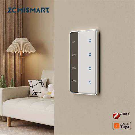 Zemismart DIY Name Switch 4Channel Horizontal (Tuya Zigbee) — view 7