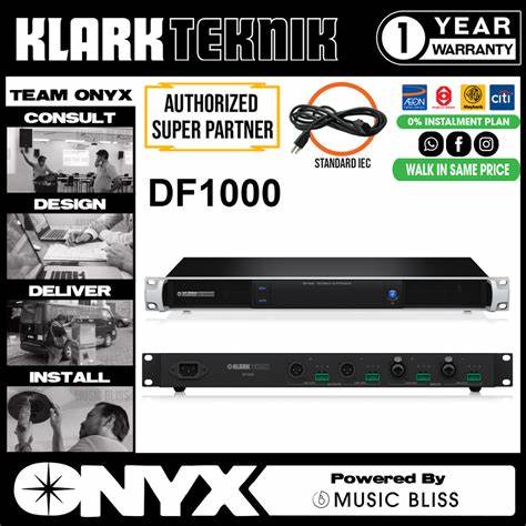 Klark Teknik DF1000 Automatic Dual-Channel Processor
