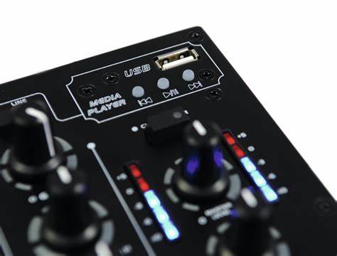 Monacor MXT-52MP3 Mixer with Integrated MP3 Player — view 3