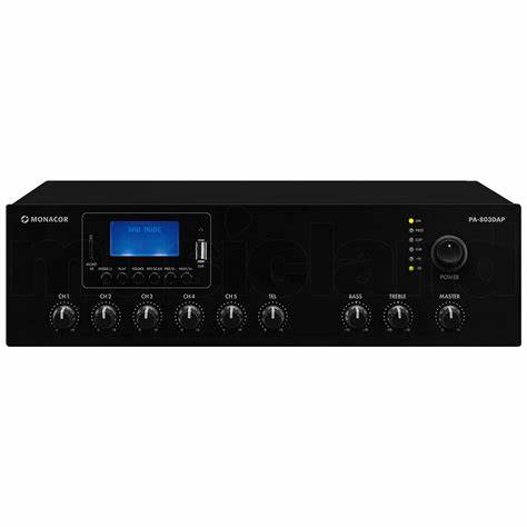Monacor PA-1140RCD - RDS Tuner CD Player Insertion with USB — view 3