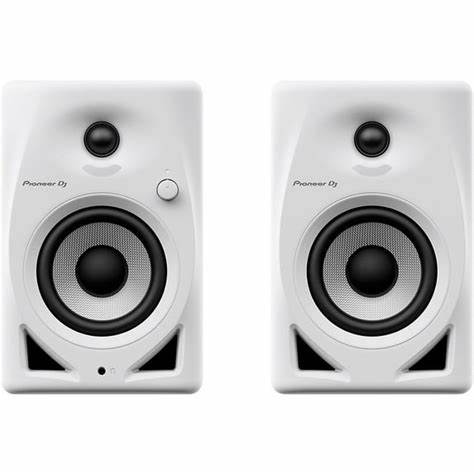Pioneer DJ DM-40D-W 4” Desktop Monitor System White (Pair) — view 4