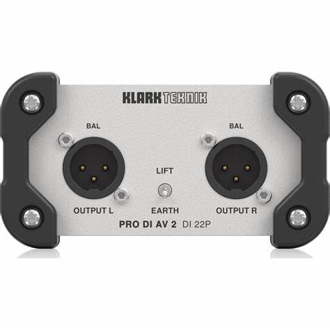 Klark Teknik DI-22P Passive Stereo DI Box — view 2