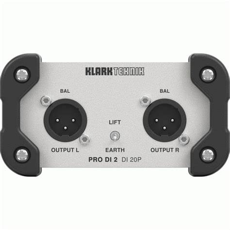 Klark Teknik DI-20P Passive Stereo DI Box — view 3
