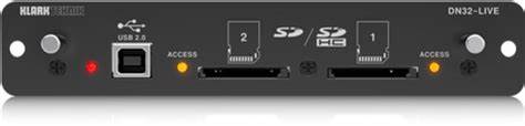 Klark Teknik DN32-LIVE Expansion Module — view 2