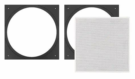 Sonance SQ ADAPT PS-C43-BK Black Square Adapter (Pair) — view 7