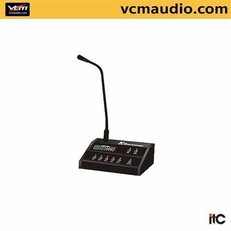 itC T-318 - Remote Paging Desktop Mic 5 Zones