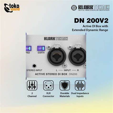 Klark Teknik DN-200-V2 Active DI Box — view 5