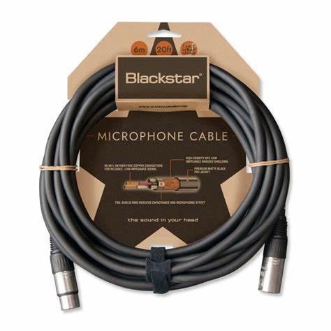 Blackstar BA231046-Z 6M XLR Microphone Cable