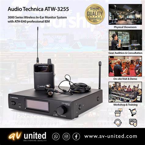 Audio-Technica ATW-3255DF2EU 3000 Series Wireless In-Ear Monitor System — view 5