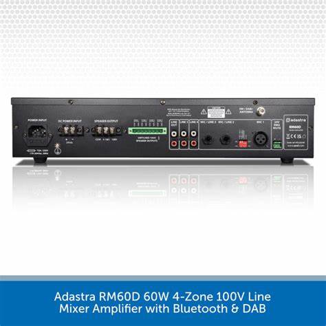 ADASTRA RM4460 100V Mixer Amplifier — view 6