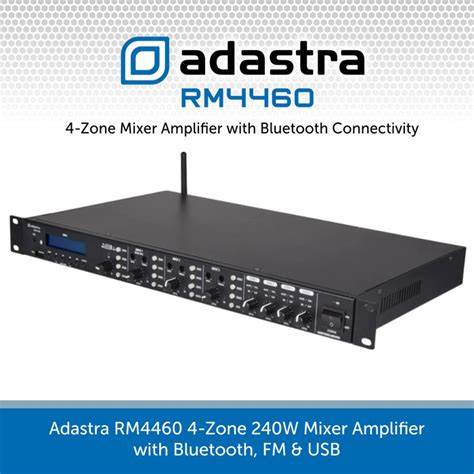 ADASTRA RM4460 100V Mixer Amplifier — view 3