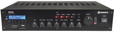 ADASTRA RM60D 100V Mixer Amplifier — view 2