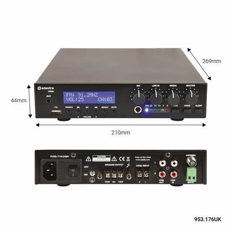 ADASTRA RM60D 100V Mixer Amplifier — view 6