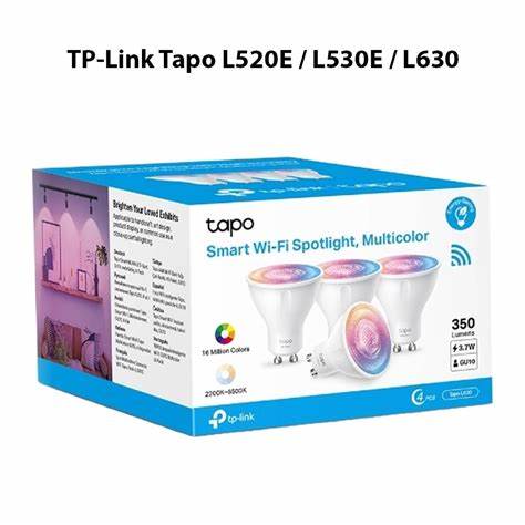 TP-Link - TAPO L535E Smart Wi-Fi Light Bulb, Multicolour