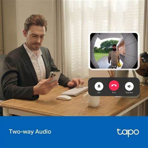 TP-Link - TAPO D235 5Mp Video Doorbell Camera — view 2