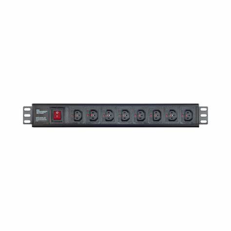 8-Port 19 Inch Lockable C13 Metal PDU — view 4