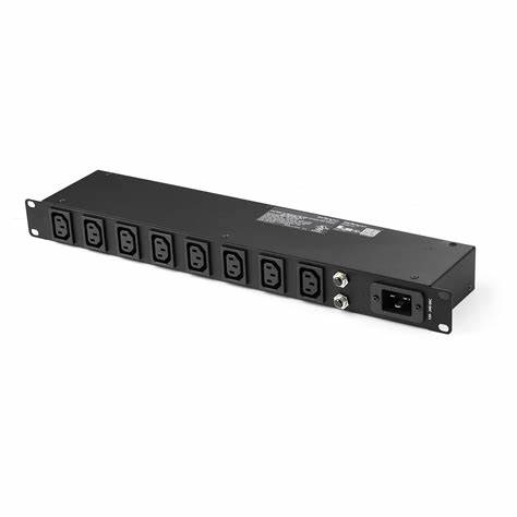 8-Port 19 Inch Lockable C13 Metal PDU — view 5