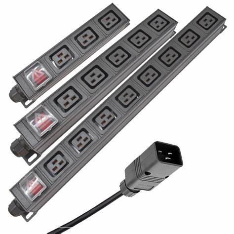 5-PORT 19INCH LOCKABLE C19 4000W PDU — view 6