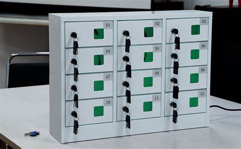 5-BAY PERSONALIZED CHARGE AND STORE CABINET (LN105HS) — view 6