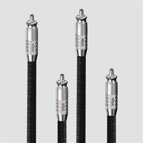 XCS Series RCA Cable 20AWG x1Core Silver-Plated OFC + 6.0mm（±0.2mm）OD All-in-One Copper Shell +Precision Stranded +Conductive Carbon Plastic Shield 1.5M
