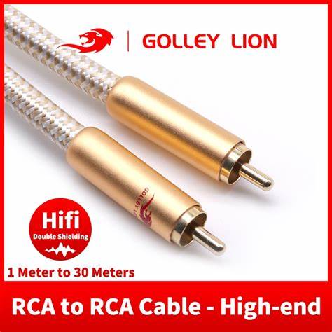 XCS Series RCA Cable 20AWG x1Core Silver-Plated OFC + 6.0mm（±0.2mm）OD All-in-One Copper Shell +Precision Stranded +Conductive Carbon Plastic Shield 1.5M — view 5