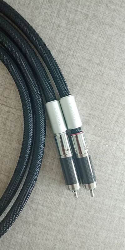 CC Series RCA Signal Cable Conductive Carbon Plastic Shield 2M Per Set