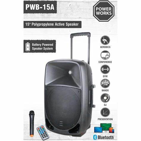 PowerWorks JUPITER BPA 15 Powered 15″ Battery Speaker — view 8