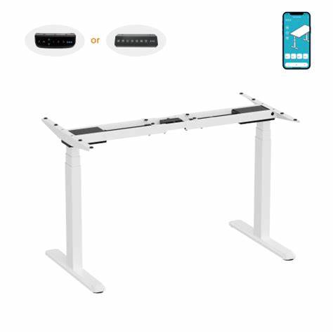 LinkQnet 3-STAGE TRIPLE MOTOR ELECTRIC SIT-STAND DESK FRAME (M06-33DC) — view 6