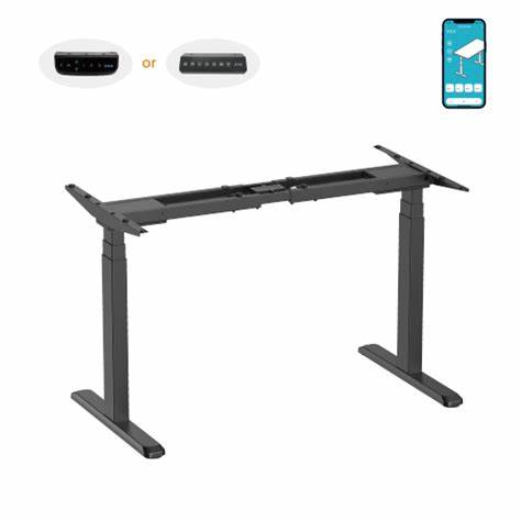 LinkQnet 3-STAGE TRIPLE MOTOR ELECTRIC SIT-STAND DESK FRAME (M06-33DC) — view 7