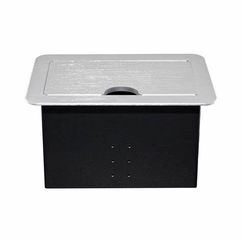 MULTI SUNKEN DESKTOP SOCKET BOX WITH NEW SLIMLINE SA POWER — view 3
