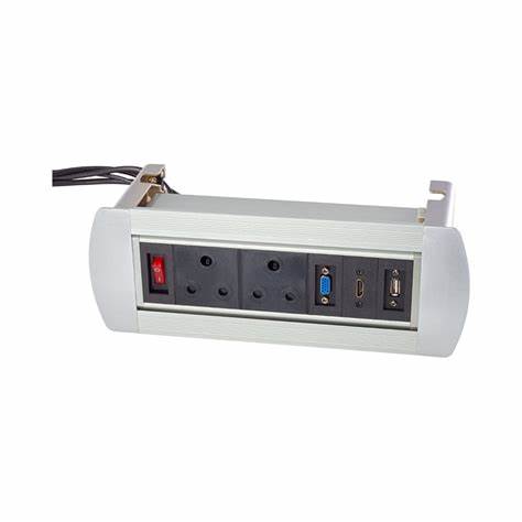 MANUAL “FLIPPING” DESKTOP SOCKET — view 4