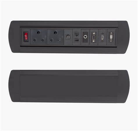 MANUAL “FLIPPING” DESKTOP SOCKET — view 2