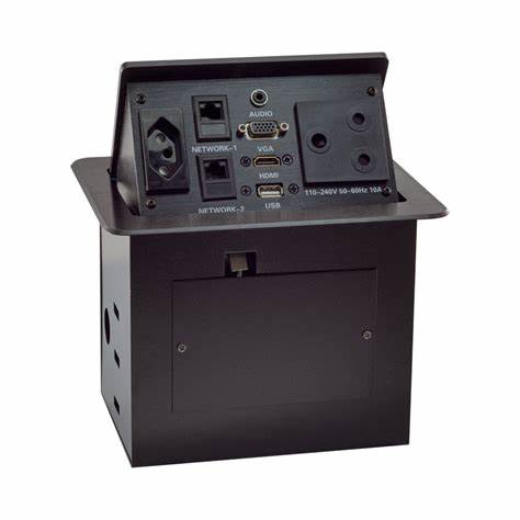 MULTI-PORT SUNKEN DESKTOP CUBBY — view 7