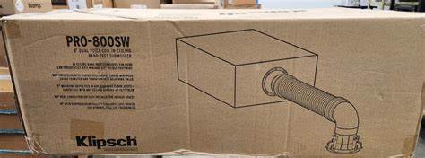 Klipsch PRO800SW White InWall Subwoofer — view 7