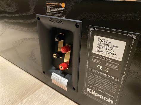 Klipsch Reference III RC64 III Natural Cherry Center Speaker — view 7