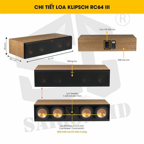 Klipsch Reference III RC64 III Natural Cherry Center Speaker — view 5